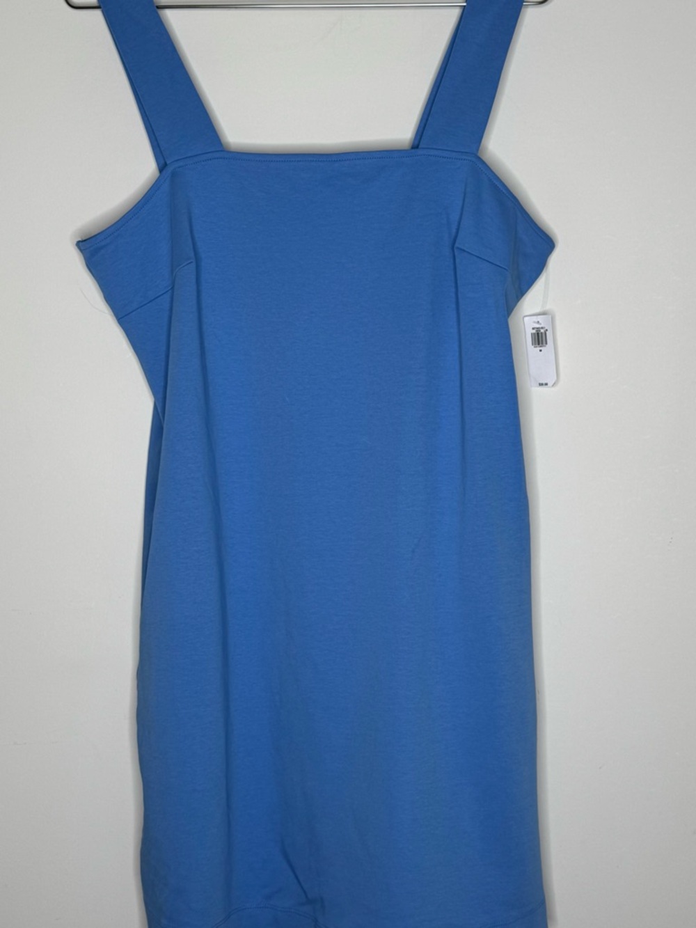Old Navy Size M Light Blue Sleeveless Ponte-Knit Mini Dress Summer 2023 New NWT - Picture 2 of 10